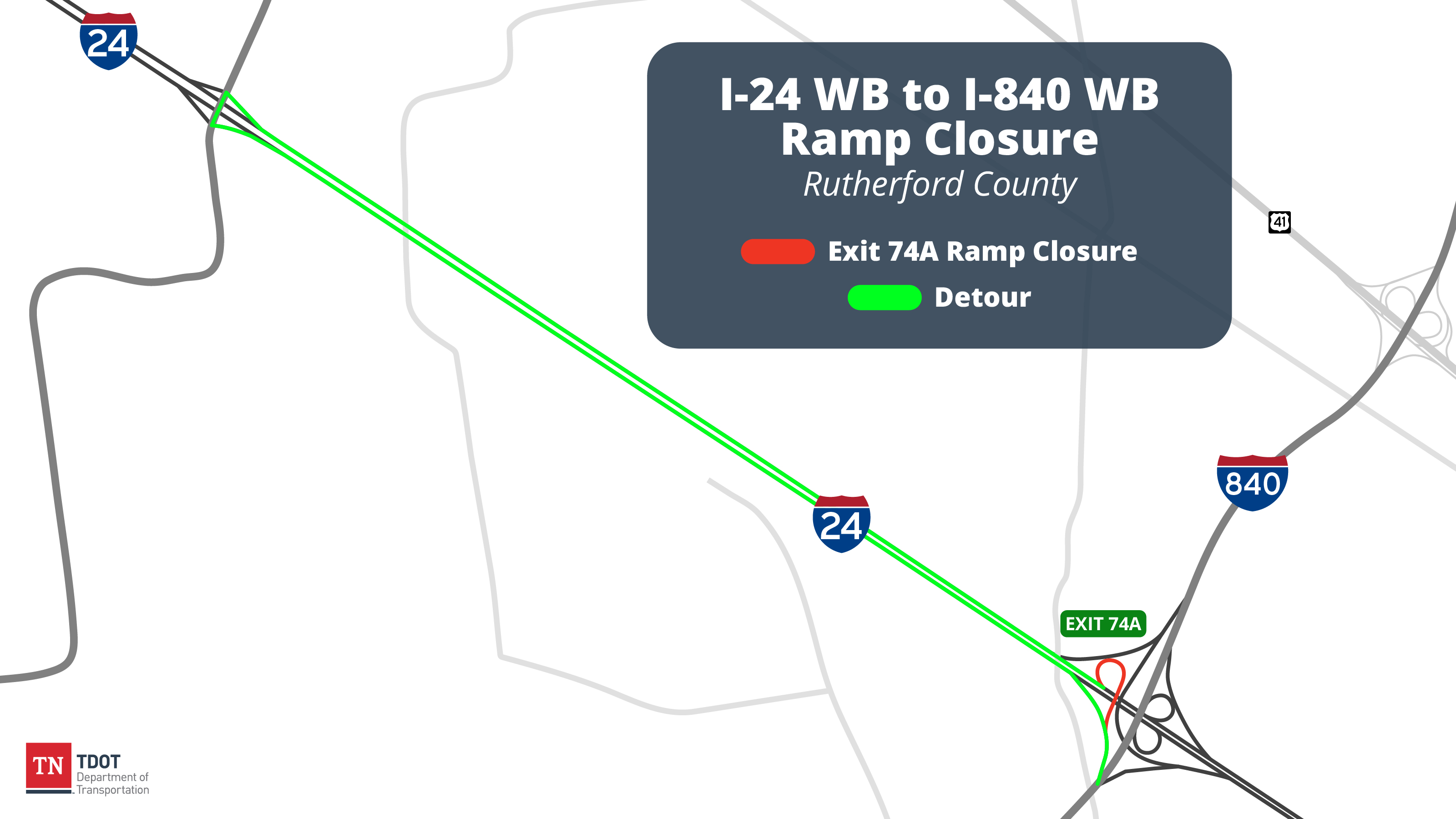 Rutherford Co I-24WB to I-